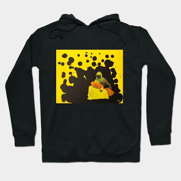 Oil Stain 2 Hoodie by MikeCottoArt